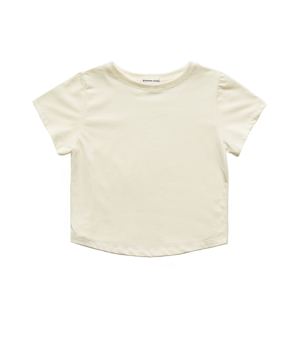 포츠포츠(FOTTSFOTTS) 24SS 스쿱 티 - 레몬/SCOOP TEE / LEMON