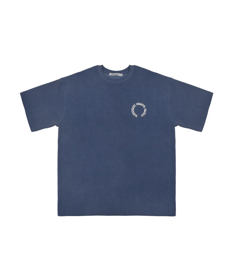 PIGMENT ARCH LOGO T-SHIRT (BLUE)