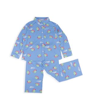 Lazy Farm Sleepwear Set_Sky Blue