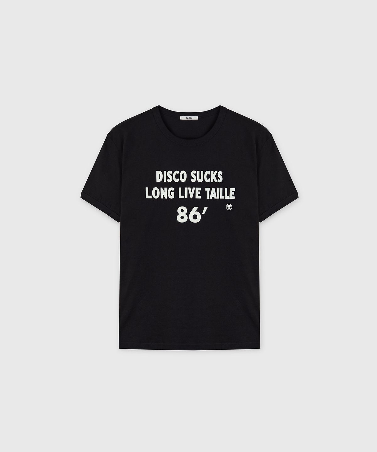 타일레(TAILLE) DISCO DEMOLITION T-SHIRT BLACK