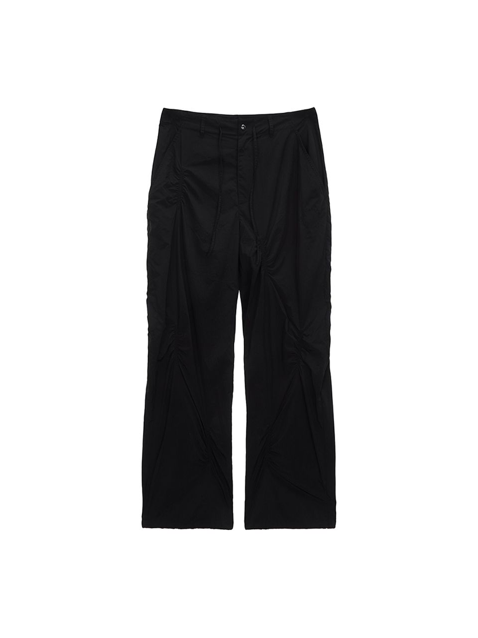 【U LAN】Ming Shirring Pocket Nylon Pants MUSINSA | MATIN KIM SHIRRING POINT NYLON PANTS IN BLACK
