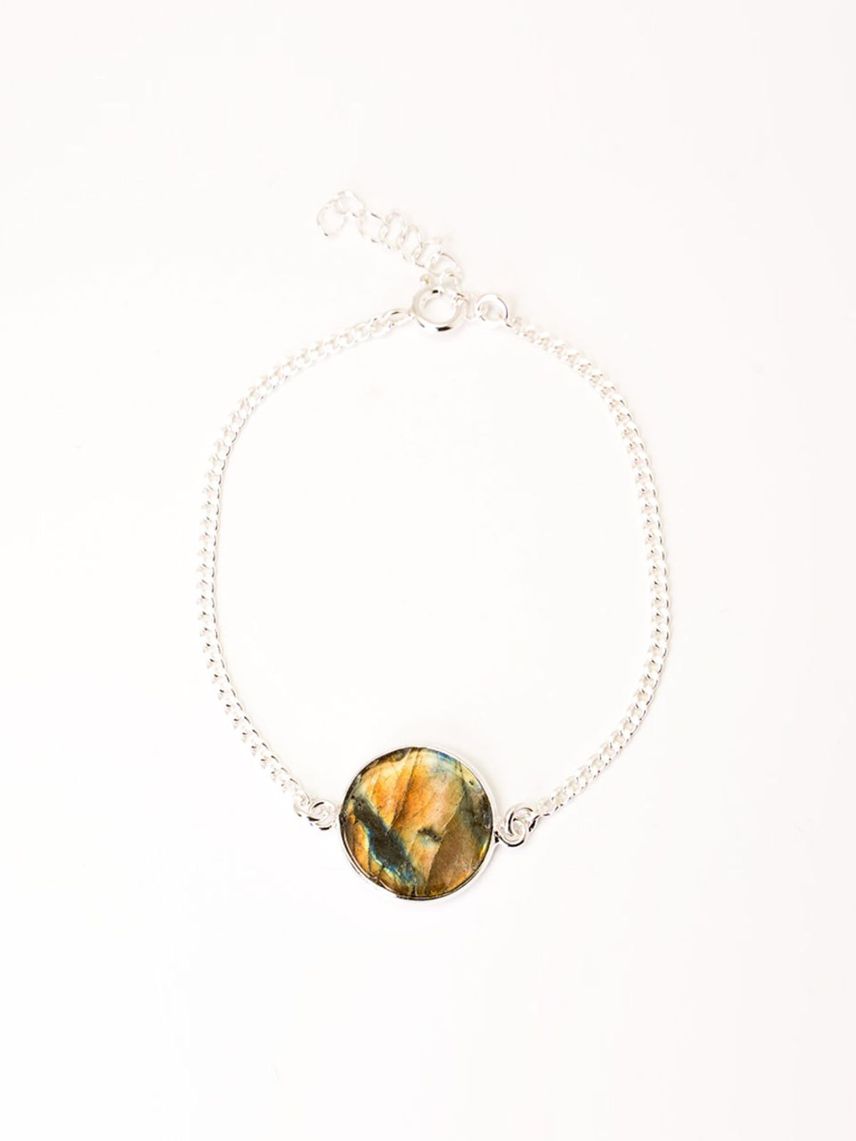 하랑(HARANG) HR 46B_Round Rainbow Labradorite Bracelet