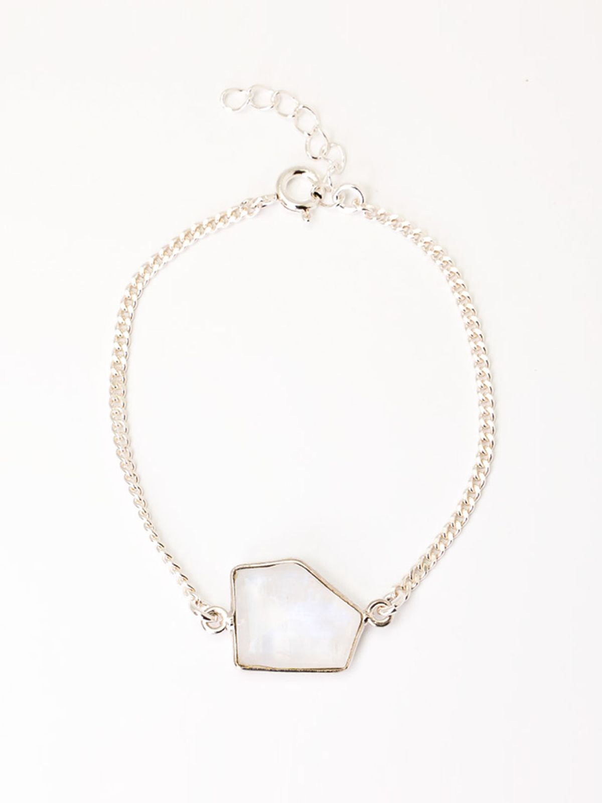 하랑(HARANG) HR 59B_Pentagon Moonstone Bracelet