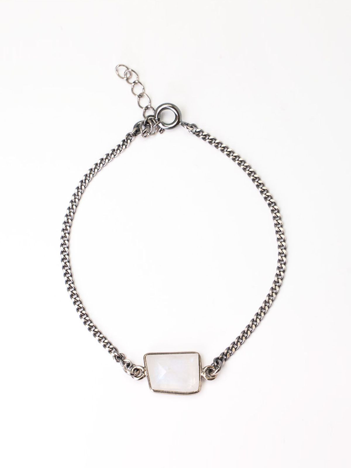 하랑(HARANG) HR 69B_Rectangle Cut Moonstone Bracelet
