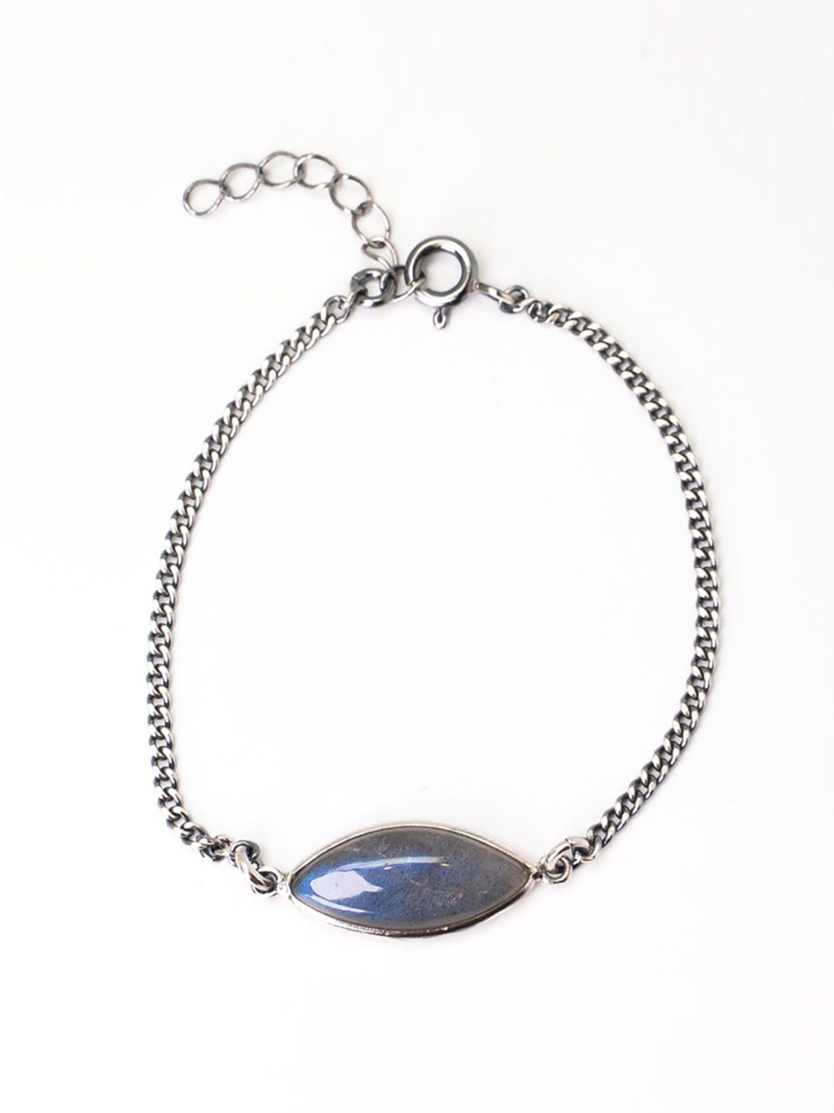 하랑(HARANG) HR 73B_Oval Blue Labradorite Bracelet