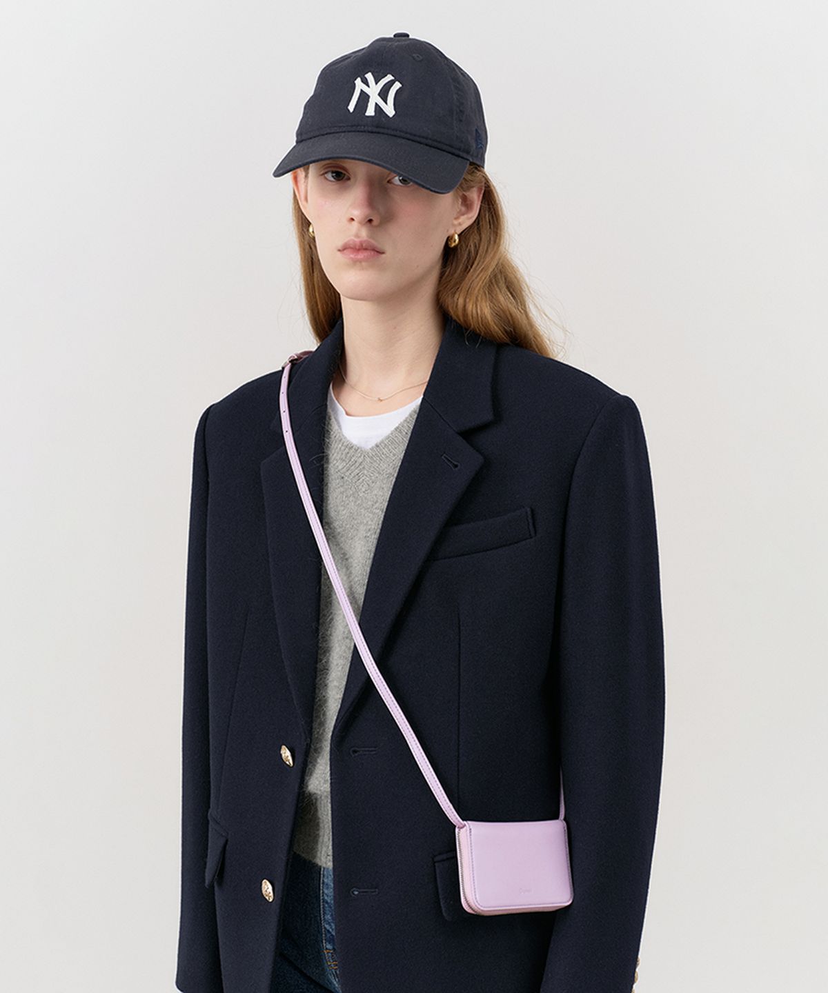 던스트(DUNST) ESSENTIAL MINI CARD BAG LAVENDER_UDBA4E210V1