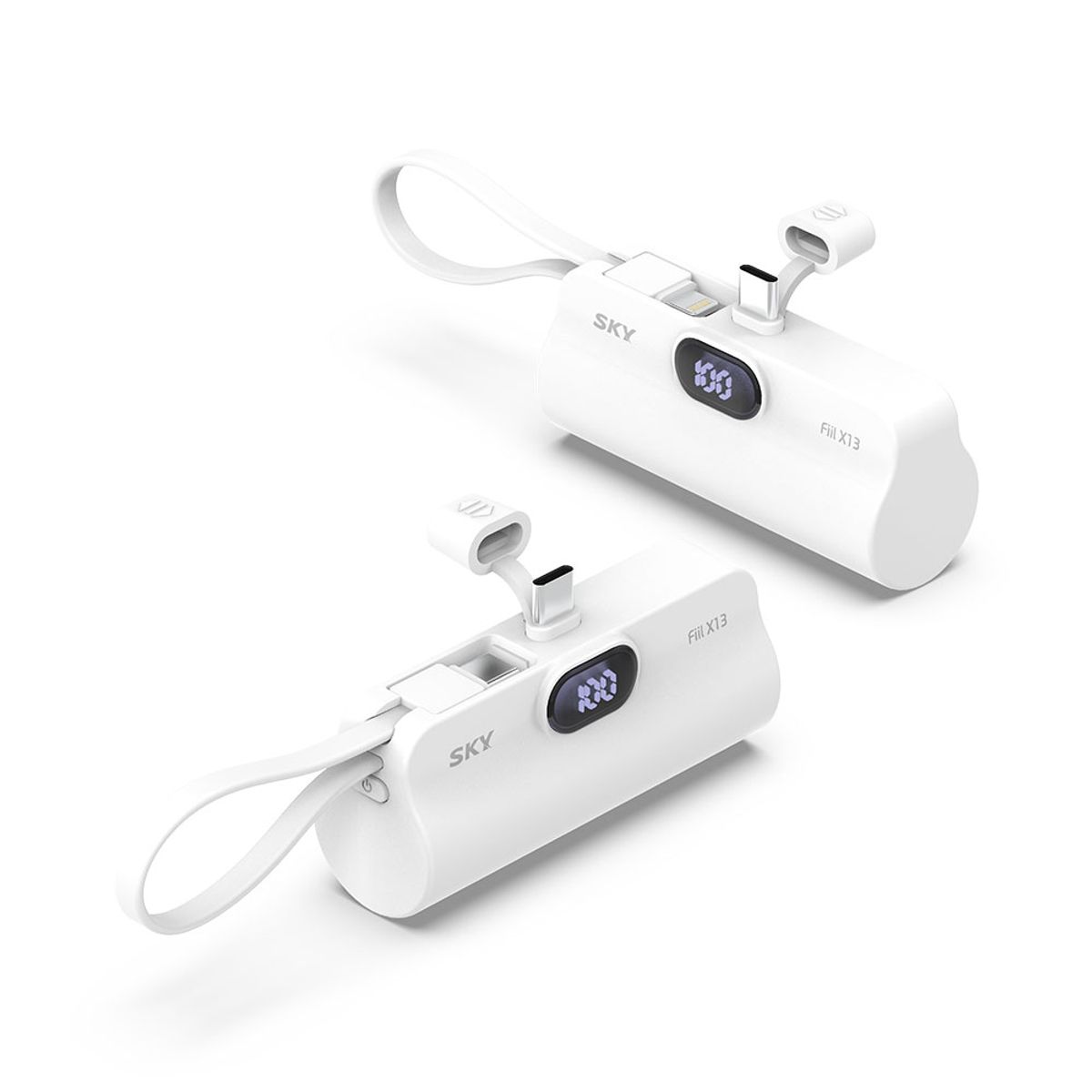 스카이(SKY) [2PACK]2in1 LED 도킹형 미니 보조배터리 5000mAh X13