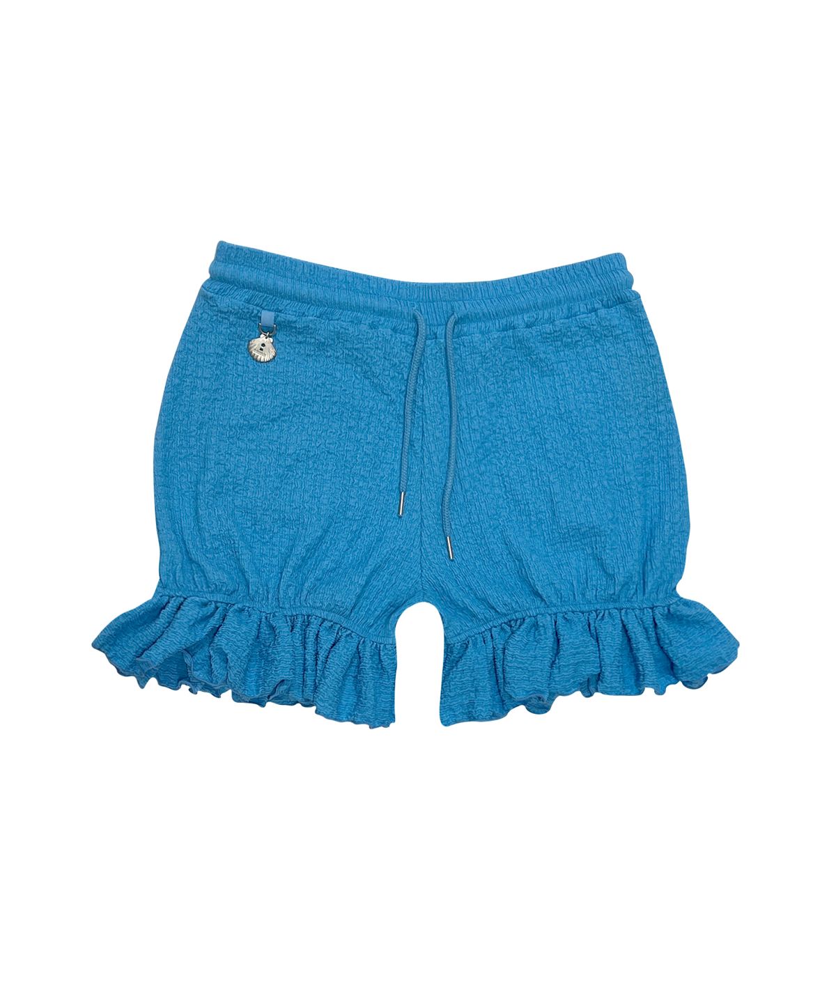 쎄쎄쎄(SETSETSET) RUFFLE EDGE SHORTS WITH SEASHELL BLUE