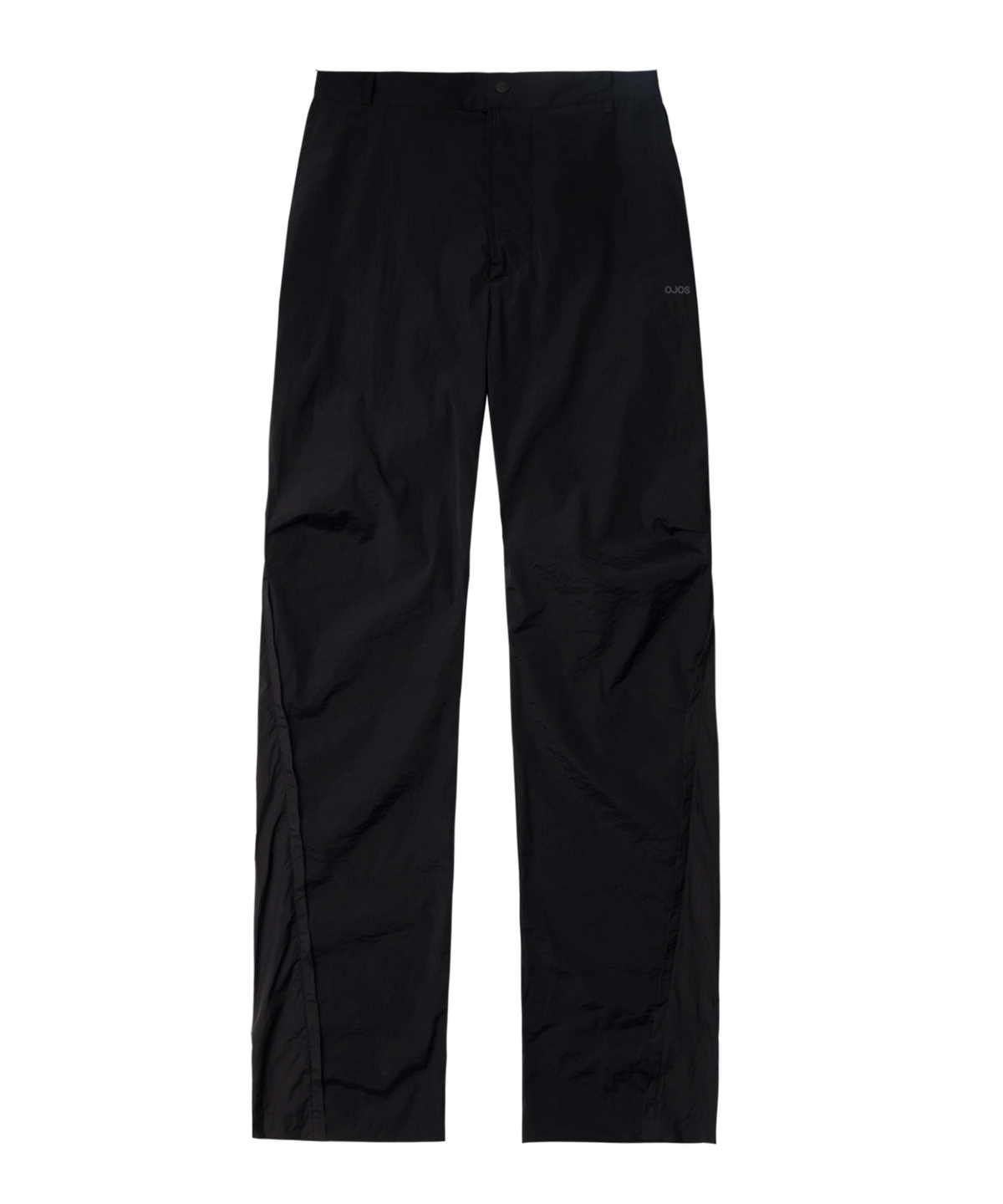 오호스(OJOS) Mesh Parting Nylon Pants / Black