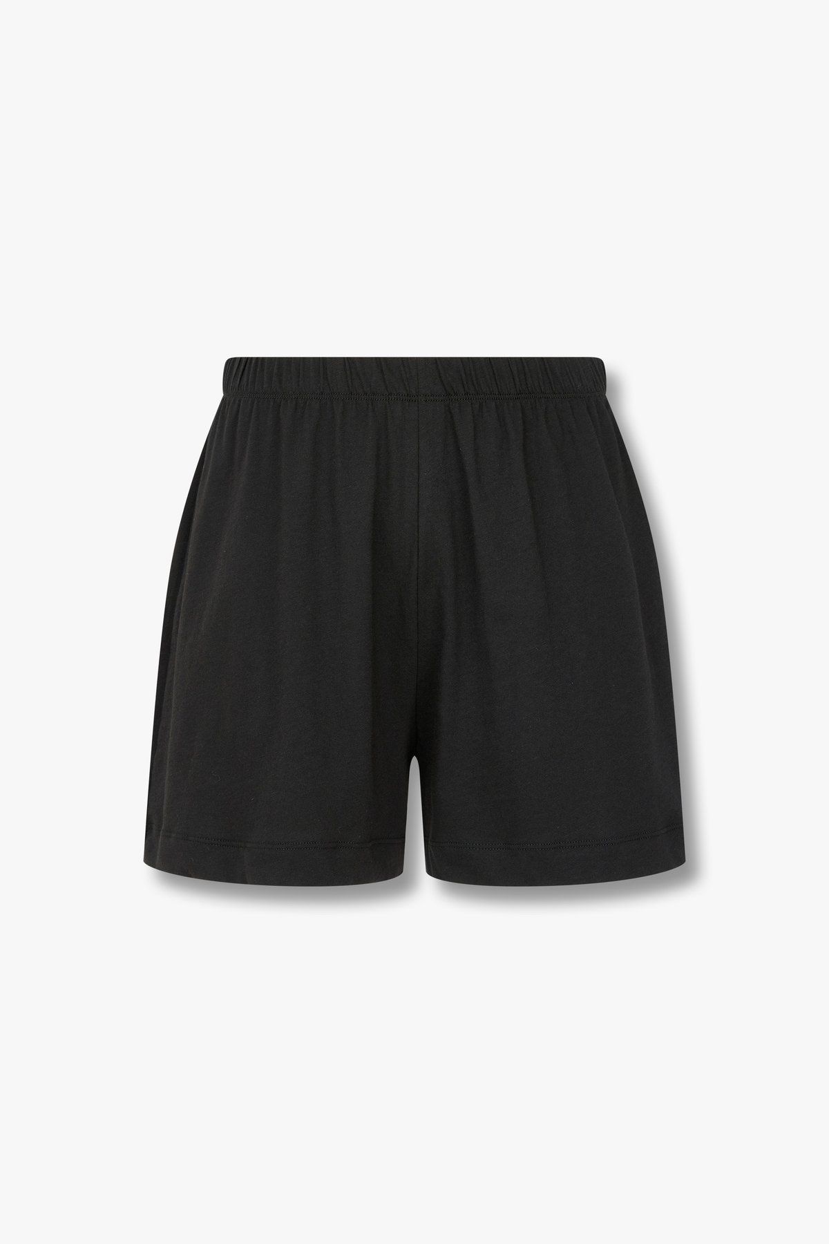 엠포리오 아르마니 언더웨어(EMPORIO ARMANI UNDERWEAR) 여성 소프트 코튼 라운지 쇼츠_블랙_0824131509