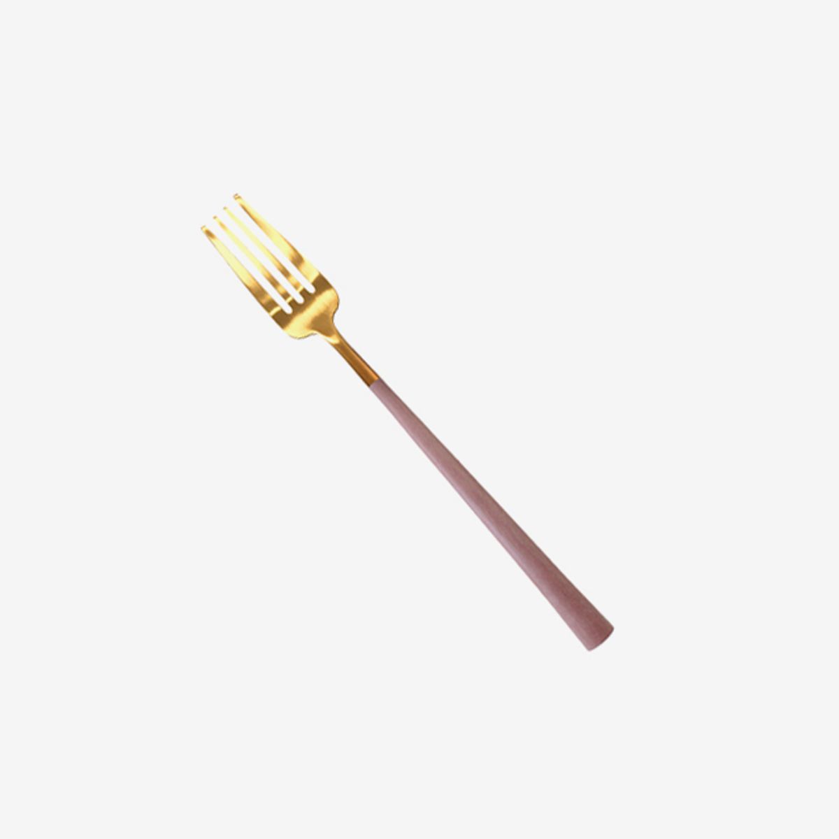 큐티폴(CUTIPOL) 누어 에스닉핑크골드 디저트 포크