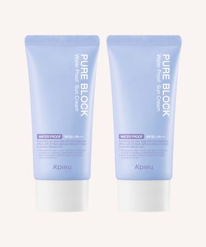 [2개] 퓨어 블록 내추럴 워터프루프 선크림 50ml*2