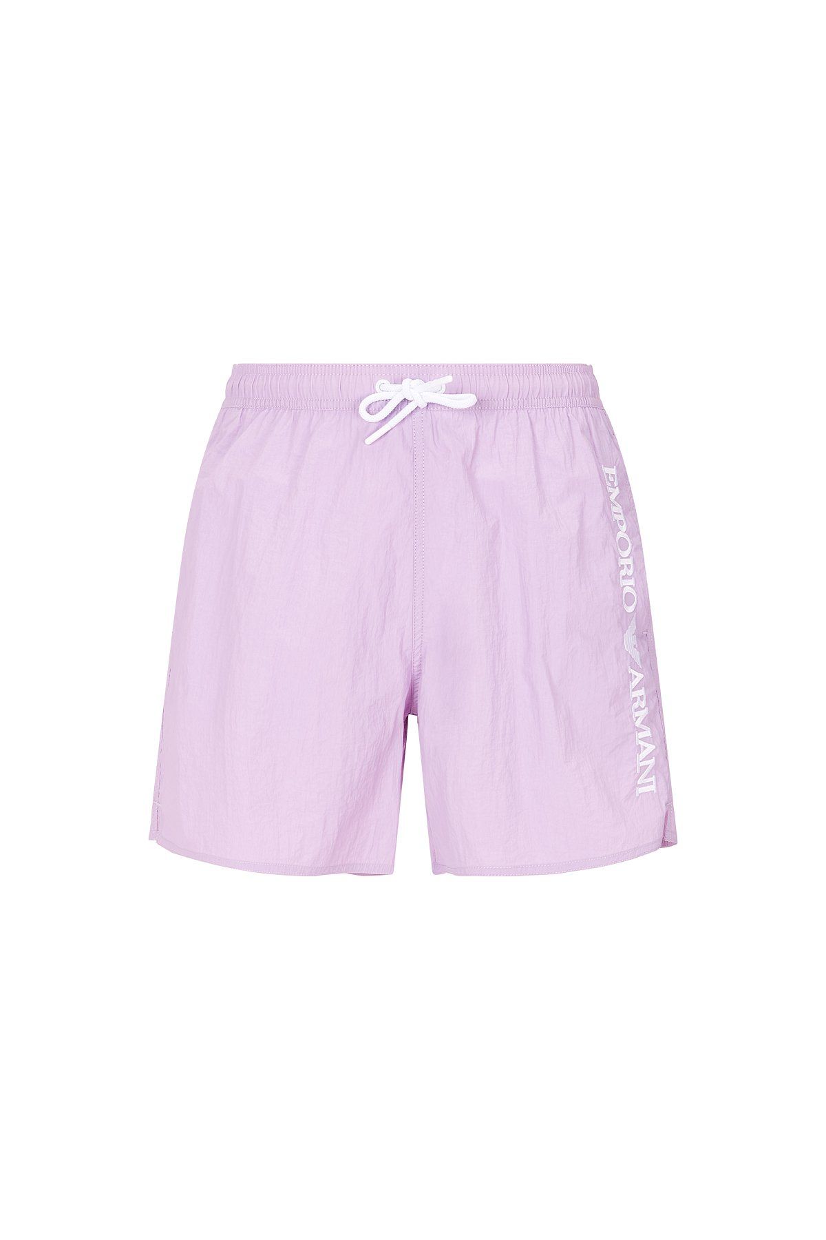 엠포리오 아르마니 언더웨어(EMPORIO ARMANI UNDERWEAR) 남성 사이드 로고 나일론 스윔 쇼츠_바이올렛_0814121002