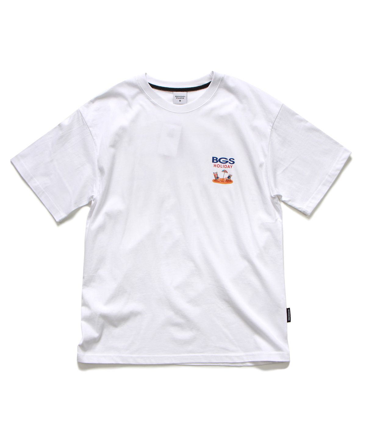 앱놀머씽(ABNORMALTHING) 홀리데이 티셔츠 화이트 (HOLIDAY T-SHIRT WHITE)