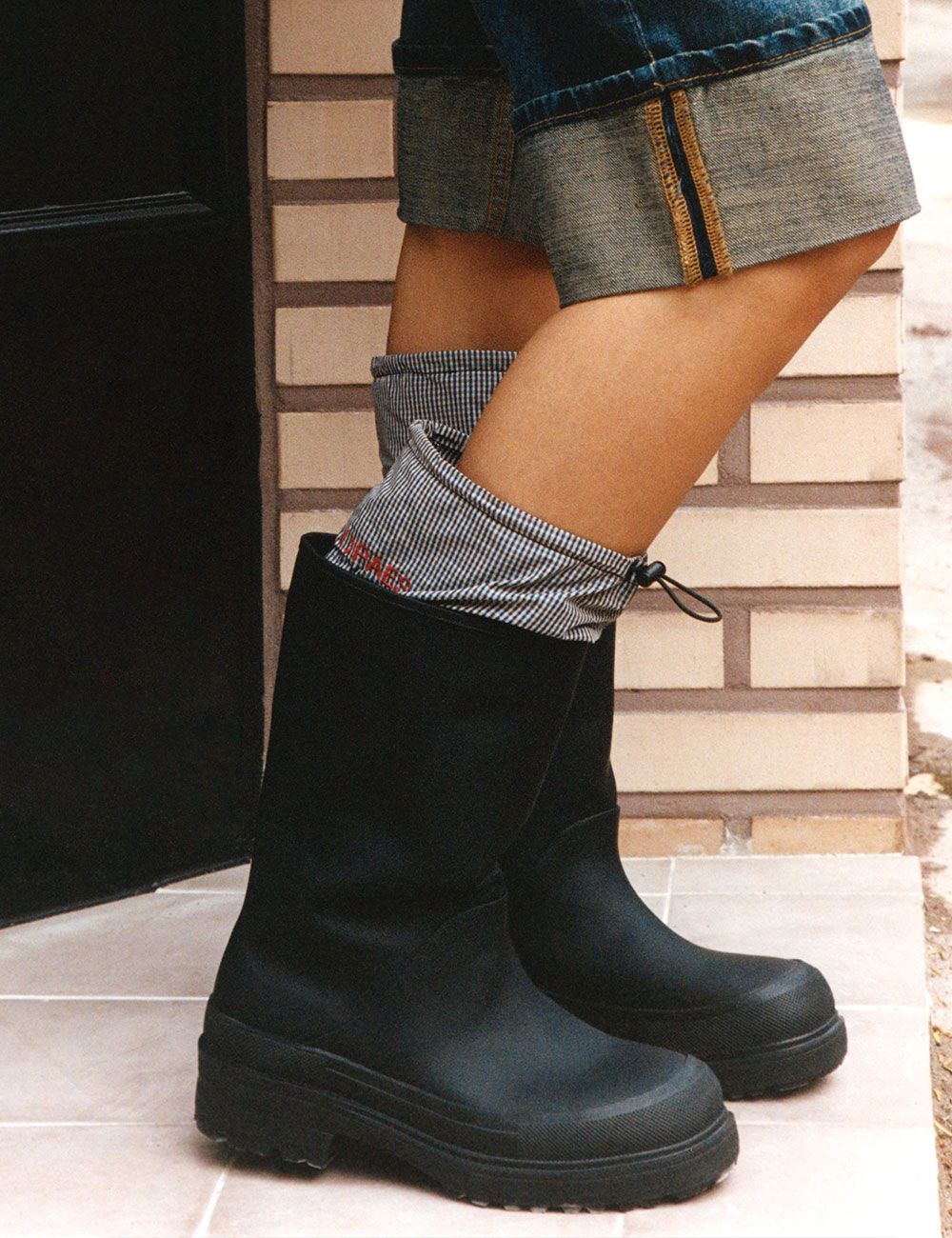 【PAES】Two way Rainboots / Black MUSINSA | PAES Two Way Rain Boots / Black
