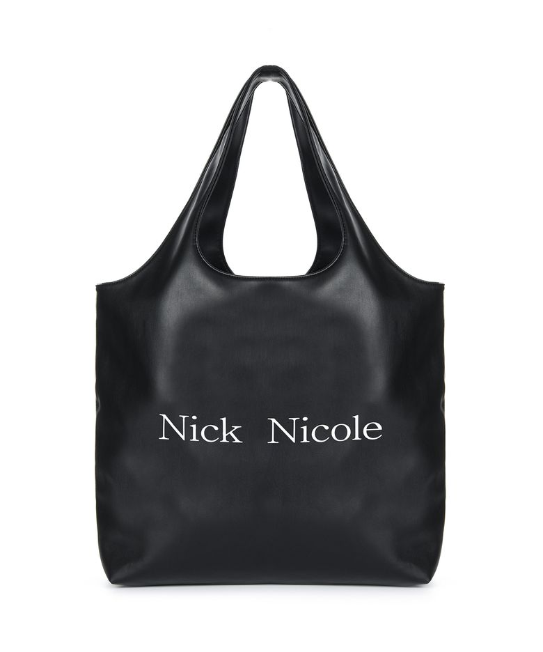 [문가영 착용] NICOLE BIG SHOPPER BAG_BLACK