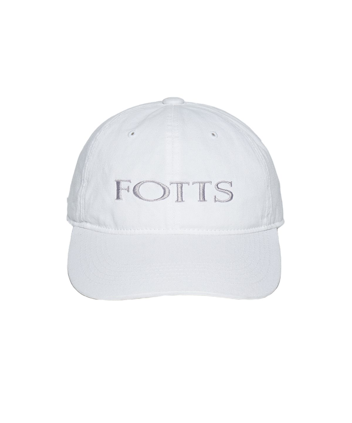 포츠포츠(FOTTSFOTTS) 24SS 하프로고 캡 - 화이트/HALF LOGO CAP / WHITE