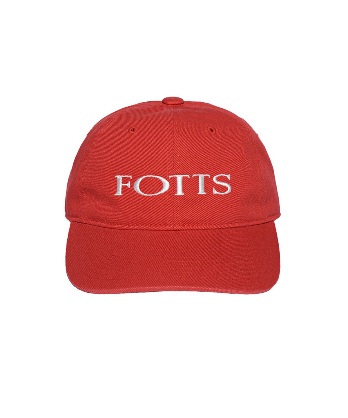 포츠포츠(FOTTSFOTTS) 24SS 하프로고 캡 - 레드/HALF LOGO CAP / RED
