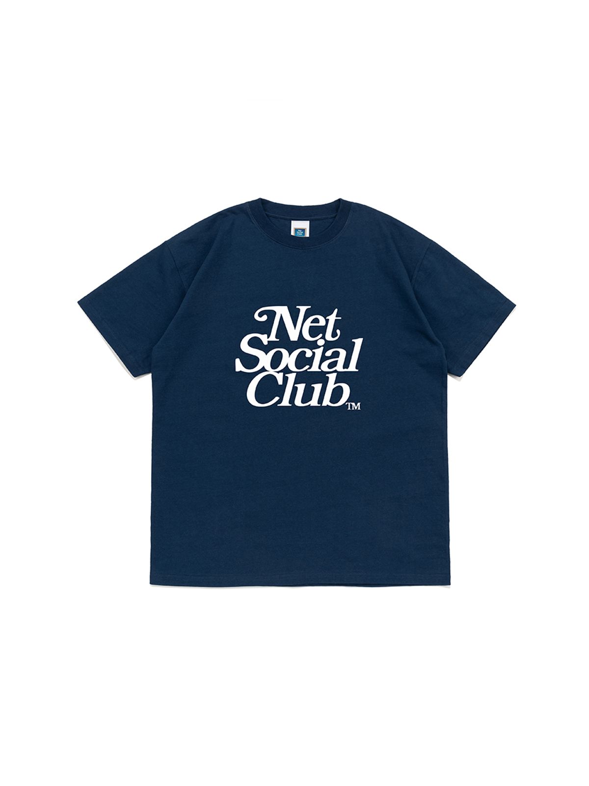 넷소셜클럽(NET SOCIAL CLUB) 클래식 컬리 반팔티 (다크블루)