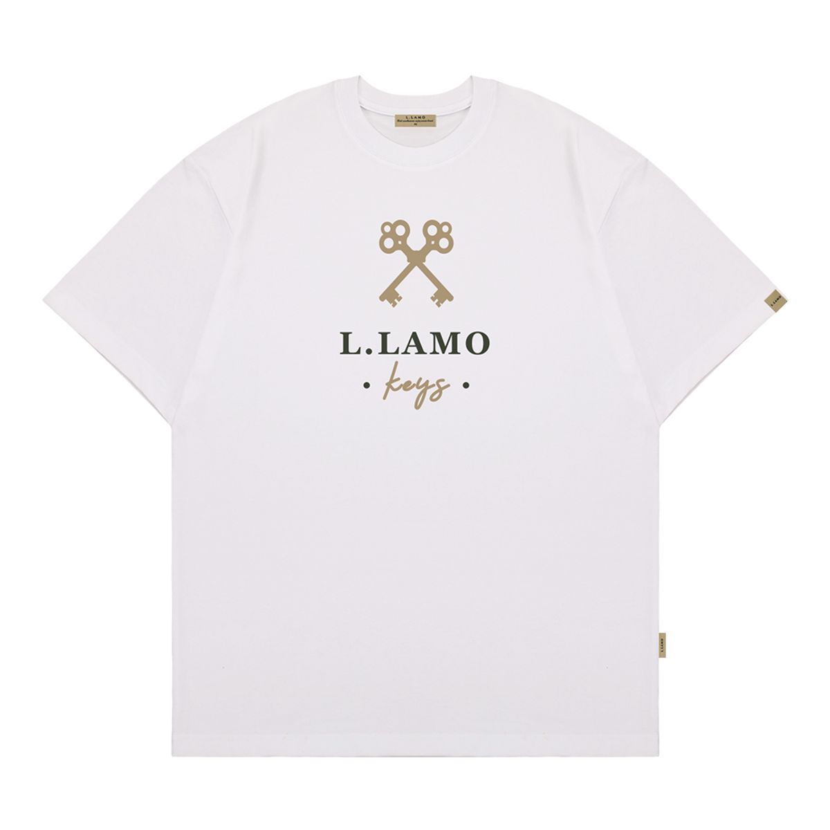 엘라모(LLAMO) KEY 오버핏 반팔 티셔츠