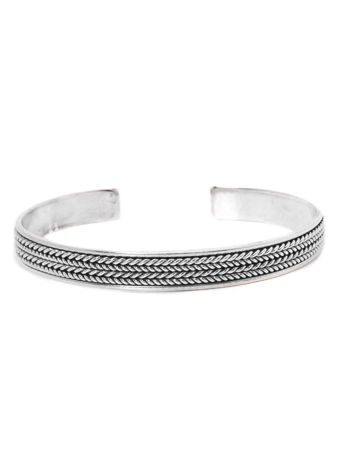 하랑(HARANG) HR 122B_Silver Bangle Bracelet