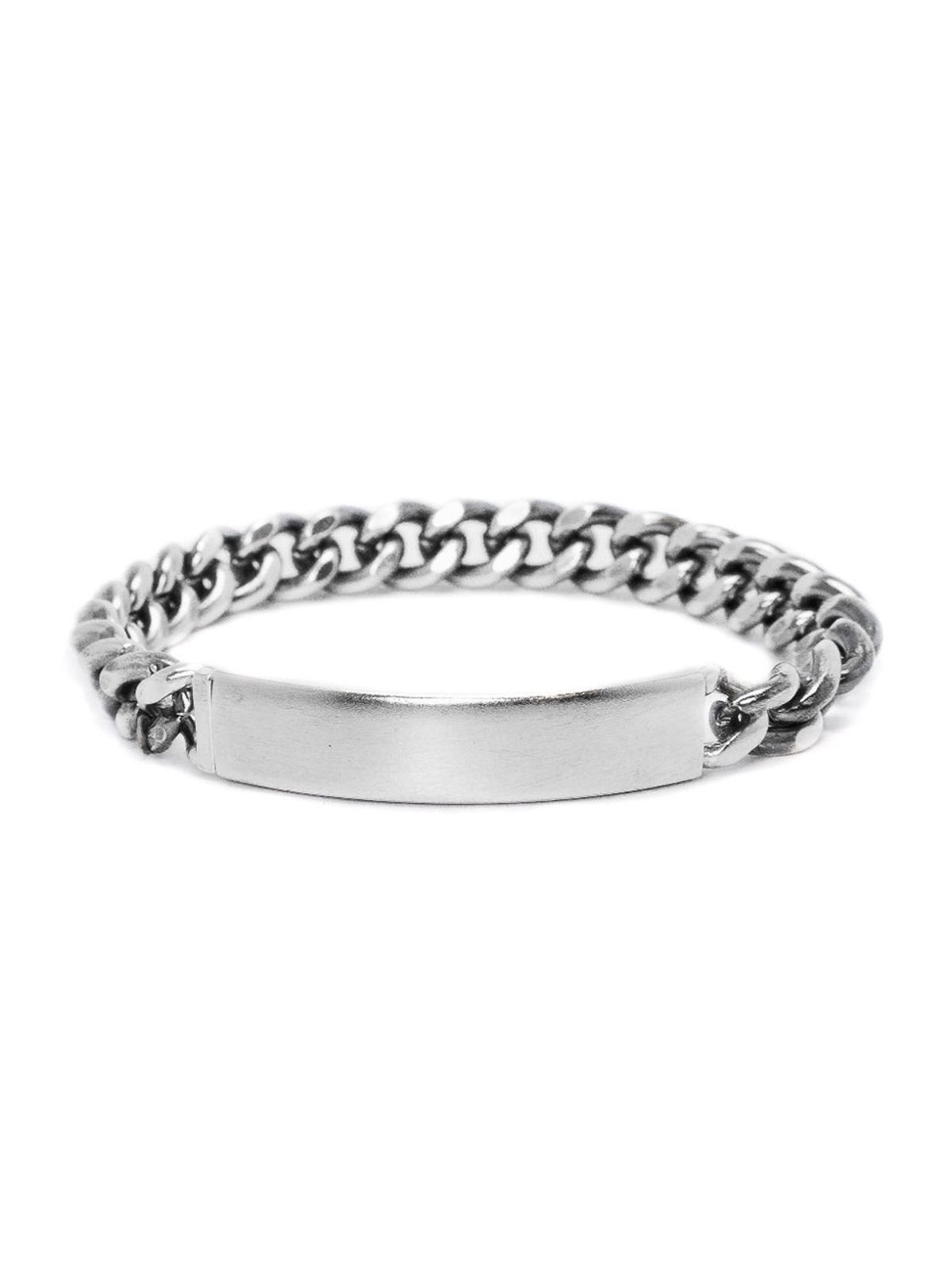 하랑(HARANG) HR 144B_Silver Chain Bar Bracelet