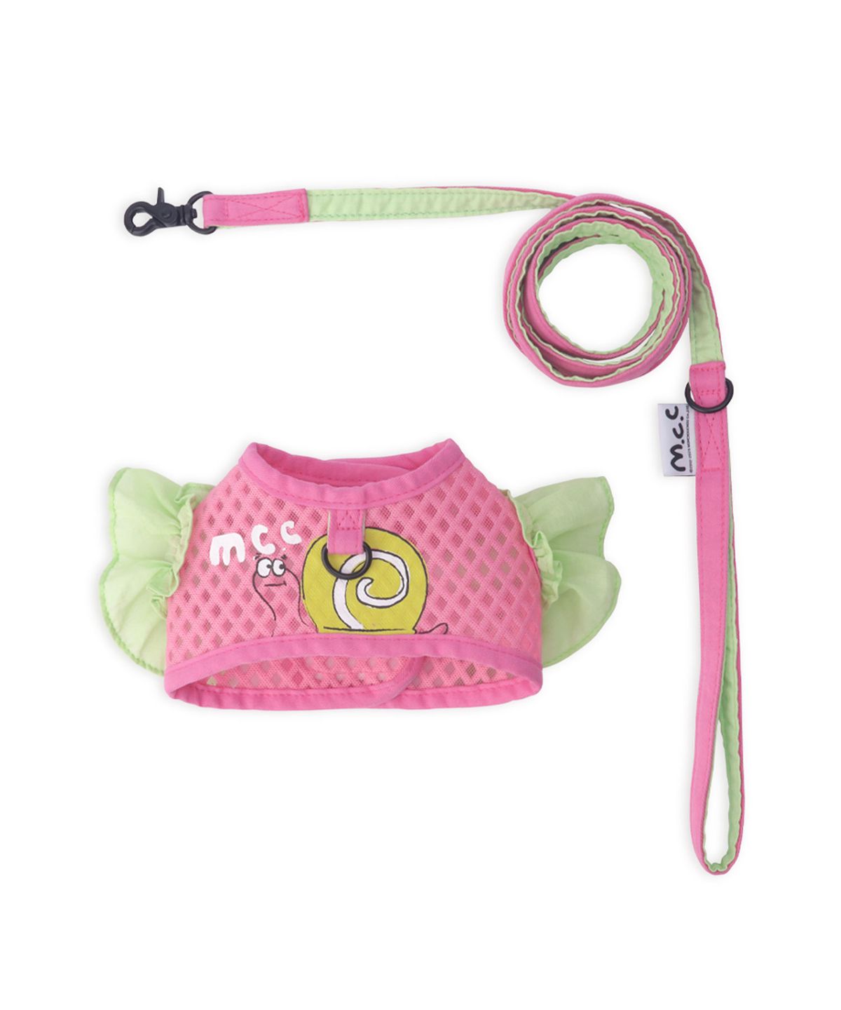 몽슈슈(MONCHOUCHOU) Lazy Farm Mesh Harness Pink