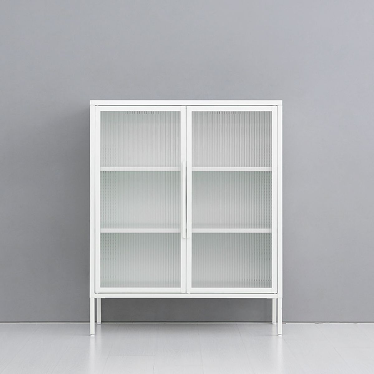 마켓비(MARKETB) OFFICY 유리캐비넷 2문 수납장 9001100