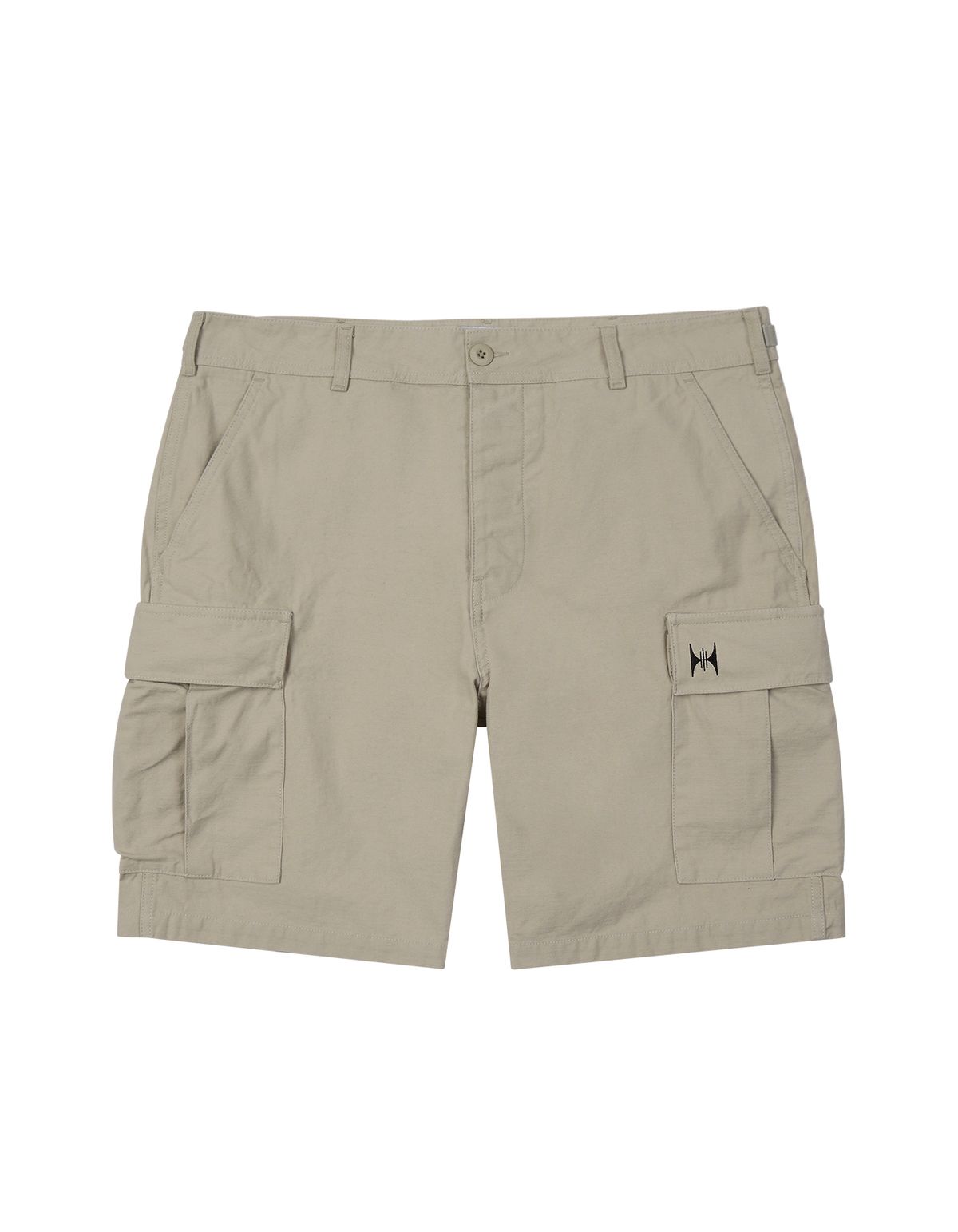 콤팩트 레코드 바(KOMPAKT RECORD BAR) KRB Logo Cargo Shorts - Beige