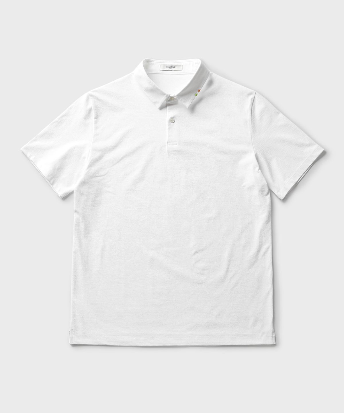 빠니깔레(PANICALE) 화이트 에코 쿨 스트레치 폴로 셔츠