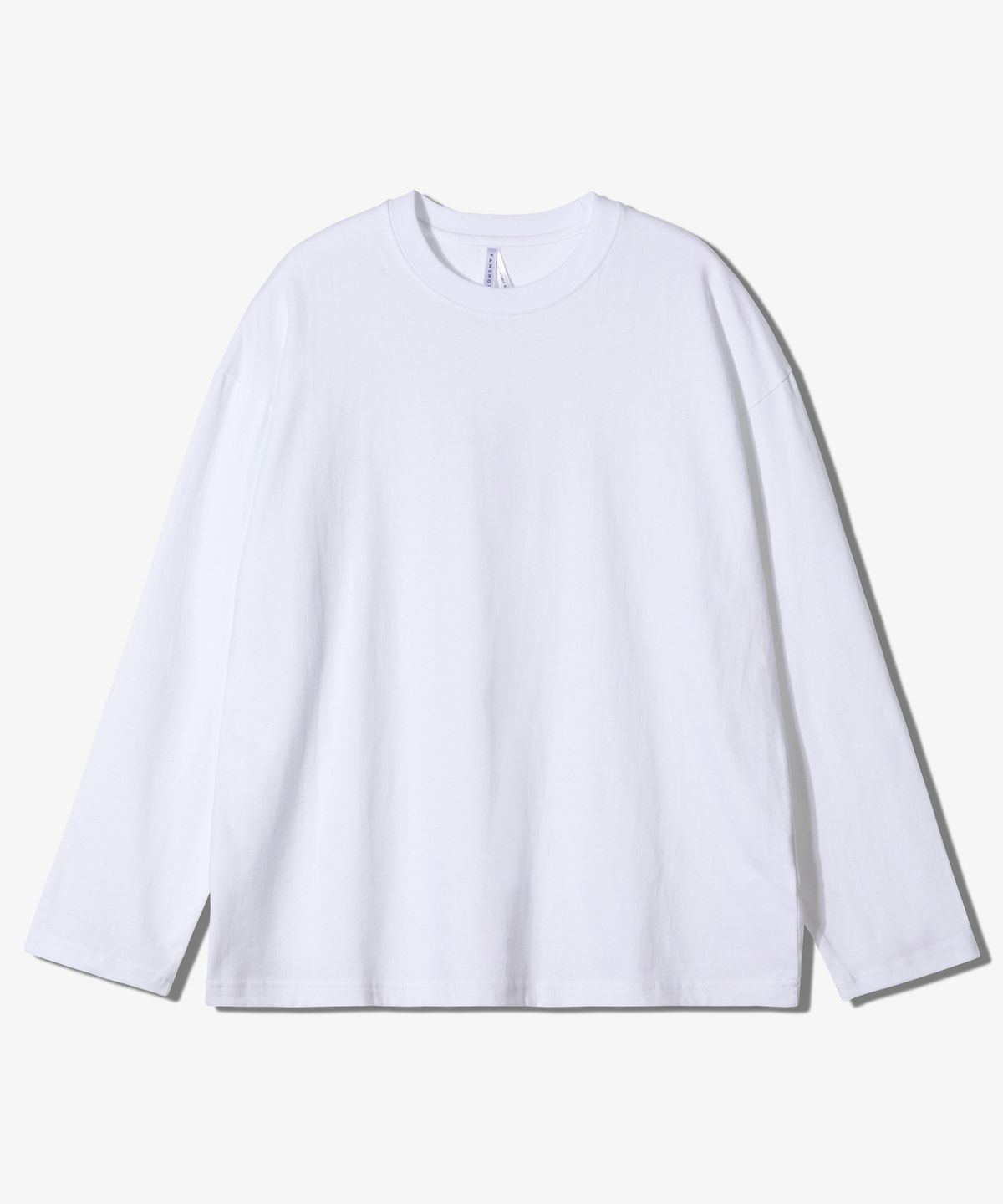팬쇼(FANSHOW) OVERFIT LONG SLEEVE - WHITE
