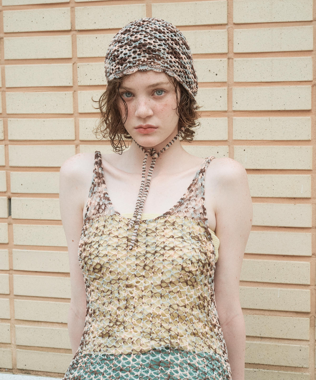 펀프롬펀(FUNFROMFUN) TAPE SHELL BEANIE, BROWN