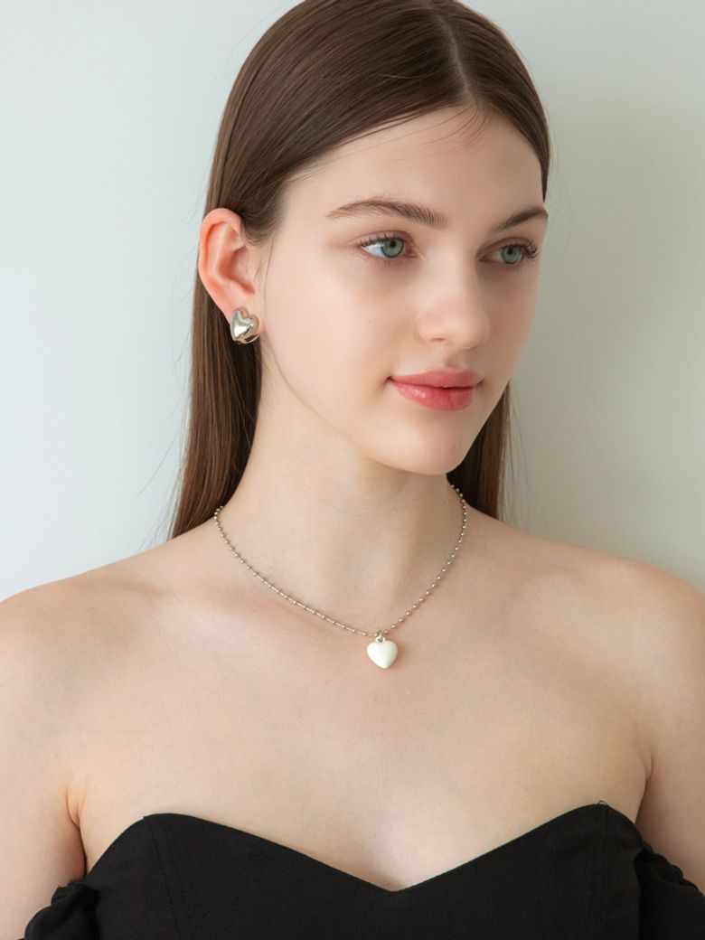Lolo Heart Necklace 로로 하트 목걸이