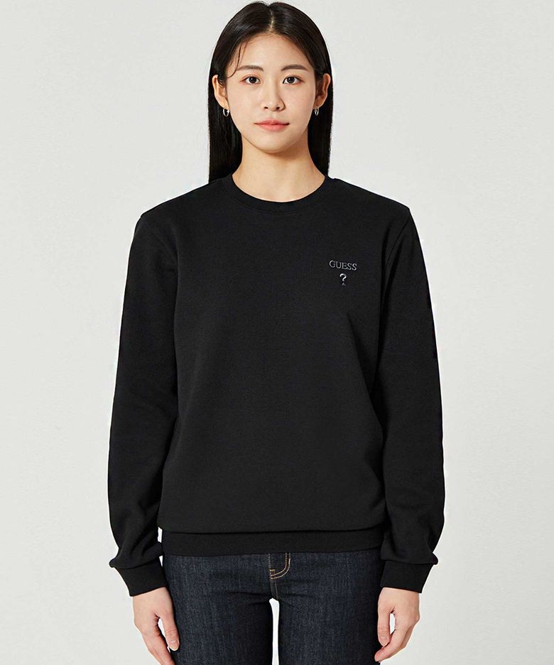 남녀공용 무테삼각자수 맨투맨