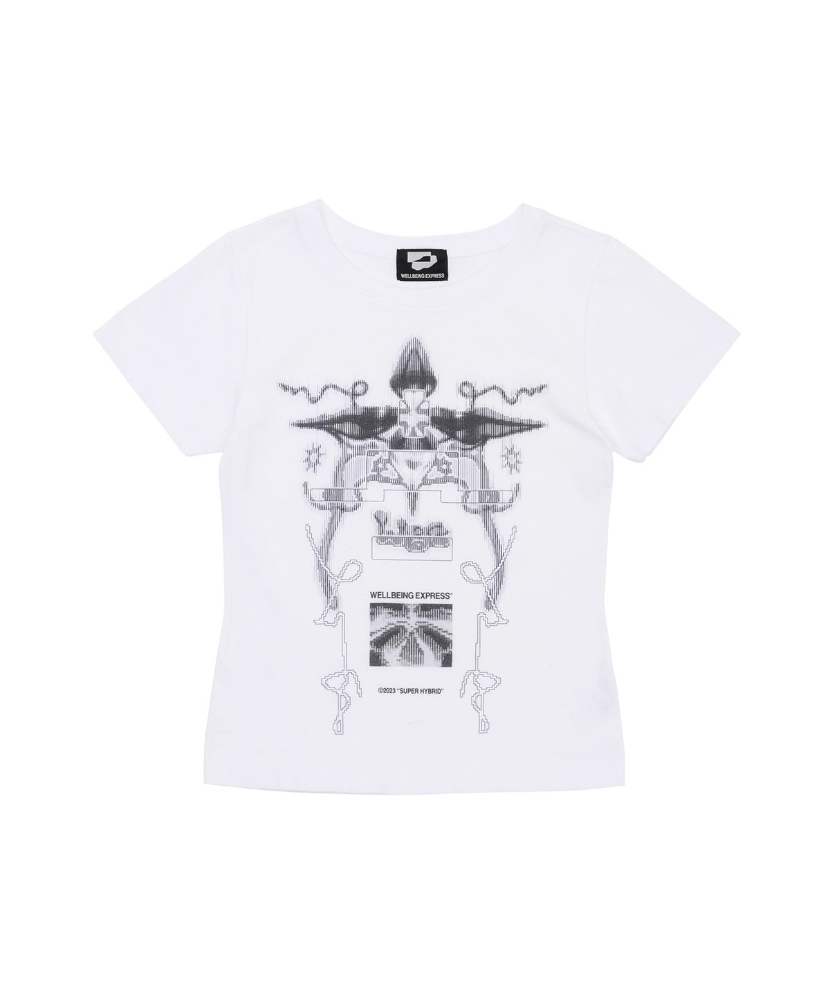 웰빙익스프레스(WELLBEING EXPRESS) Digital Tattoo Tee Renewal White