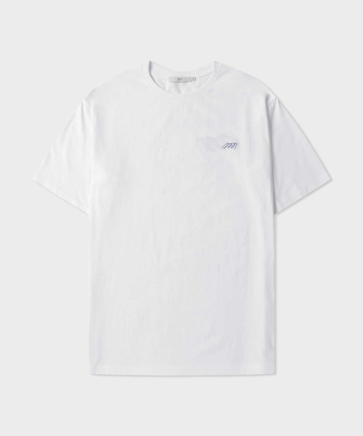 247시리즈(247SERIES) ARTWORK OVERSIZED T-SHIRTS WHITE
