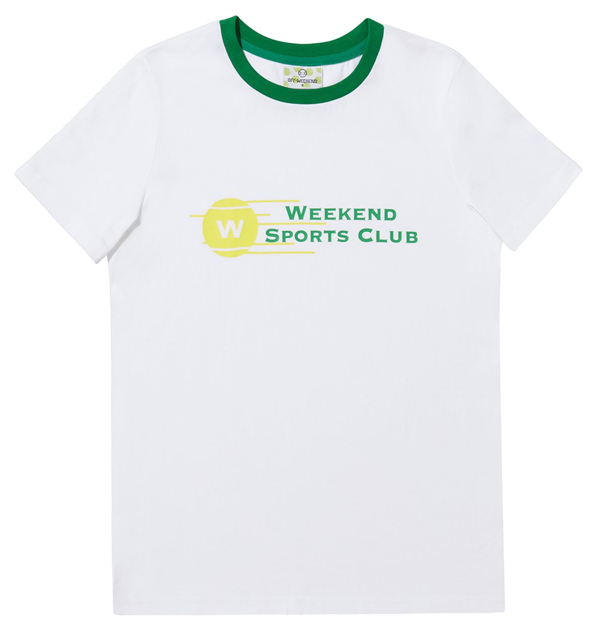 오프위켄드(OFF WEEKEND) 위켄드스포츠클럽 여성 반팔 티셔츠