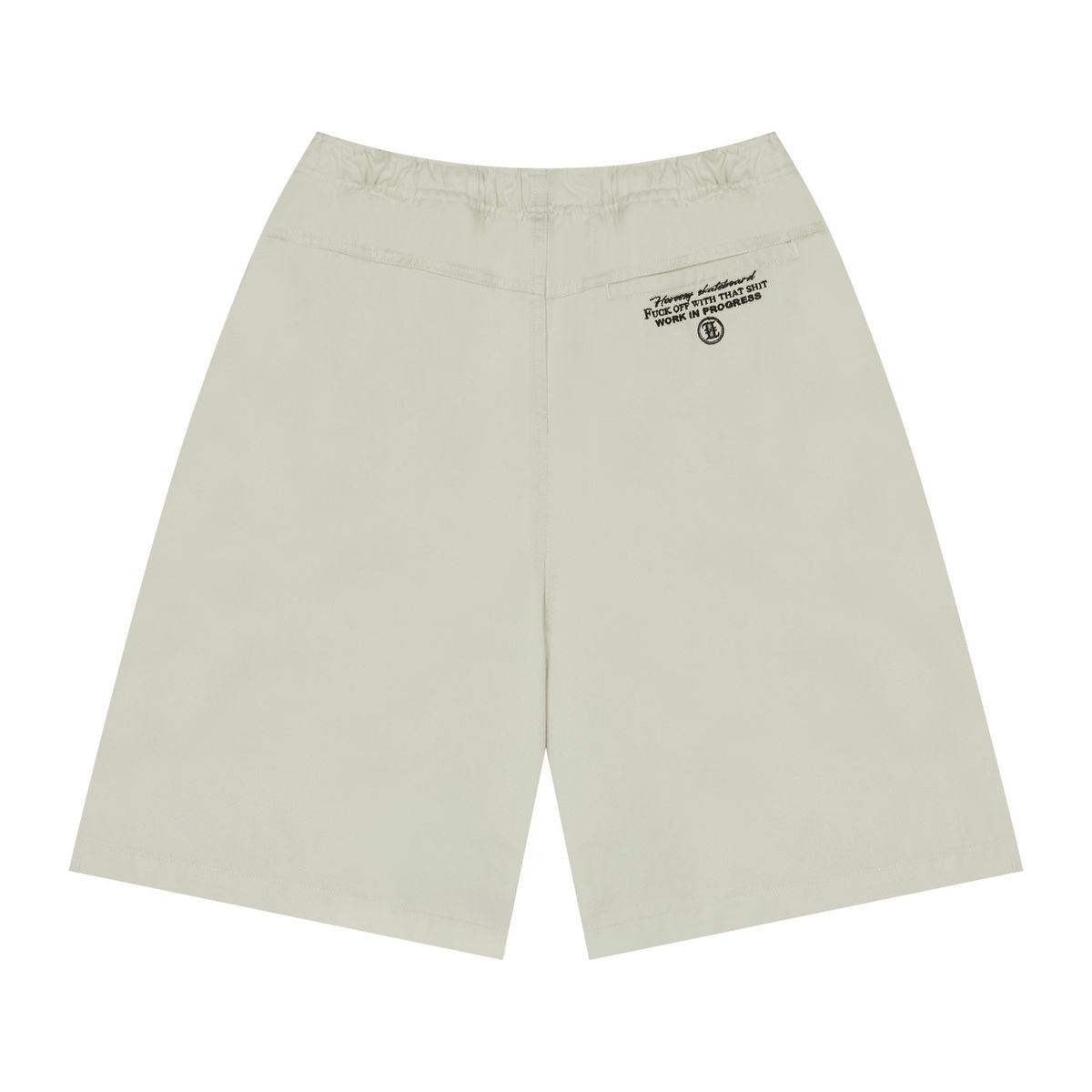 헤레시(HERESSY) F*CK OFF BIO SHORT PANTS CREAM