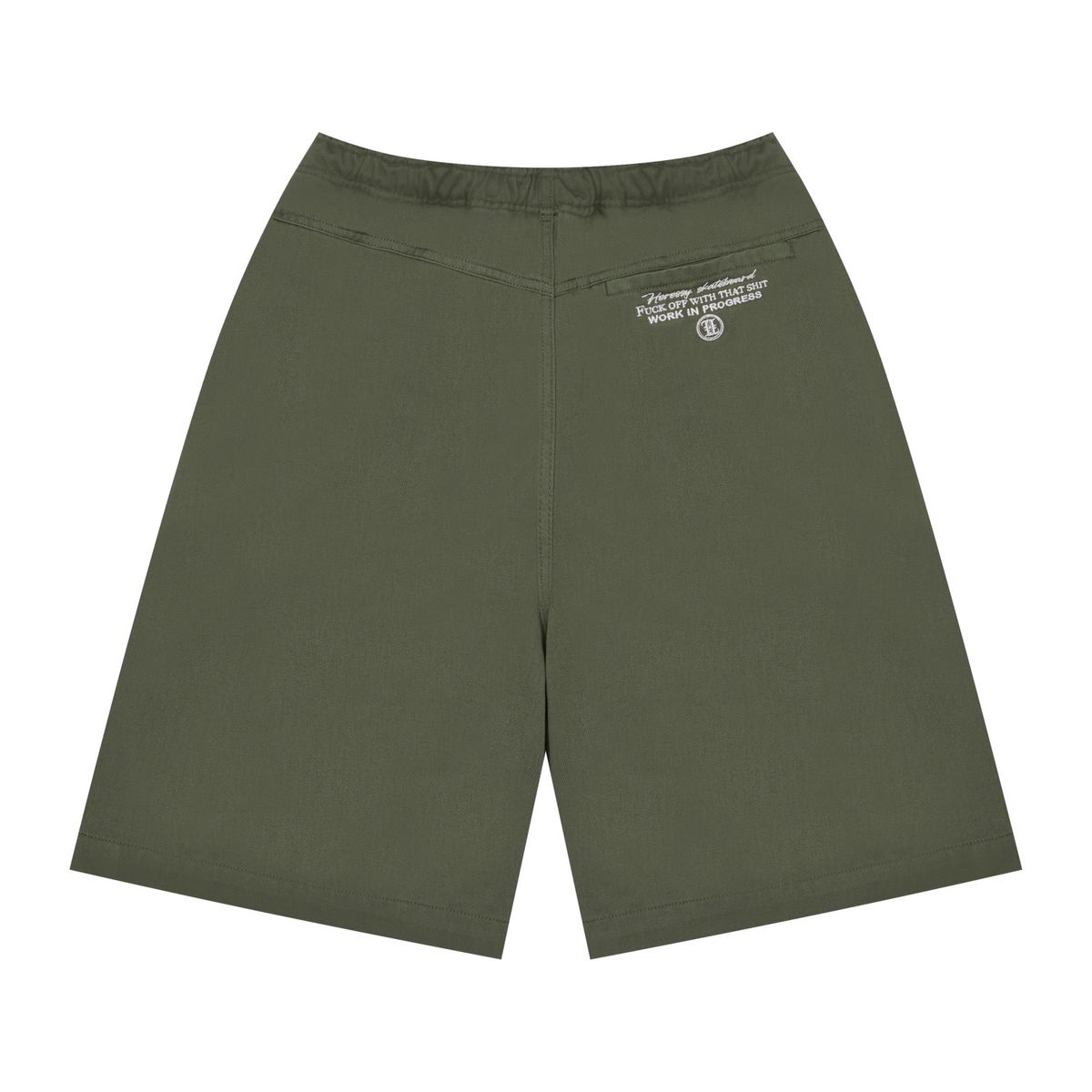 헤레시(HERESSY) F*CK OFF BIO SHORT PANTS KHAKI