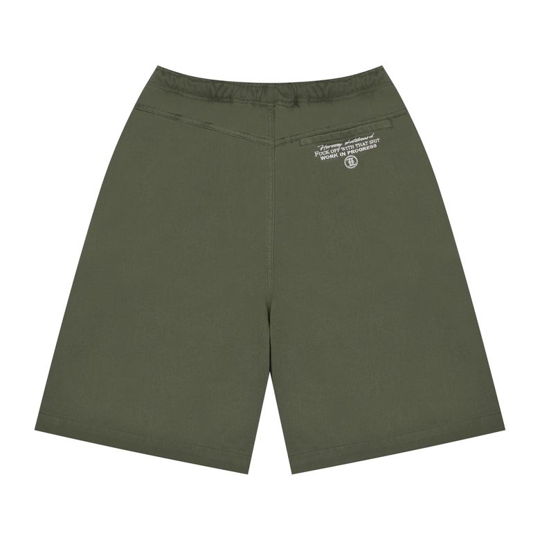F*CK OFF BIO SHORT PANTS KHAKI