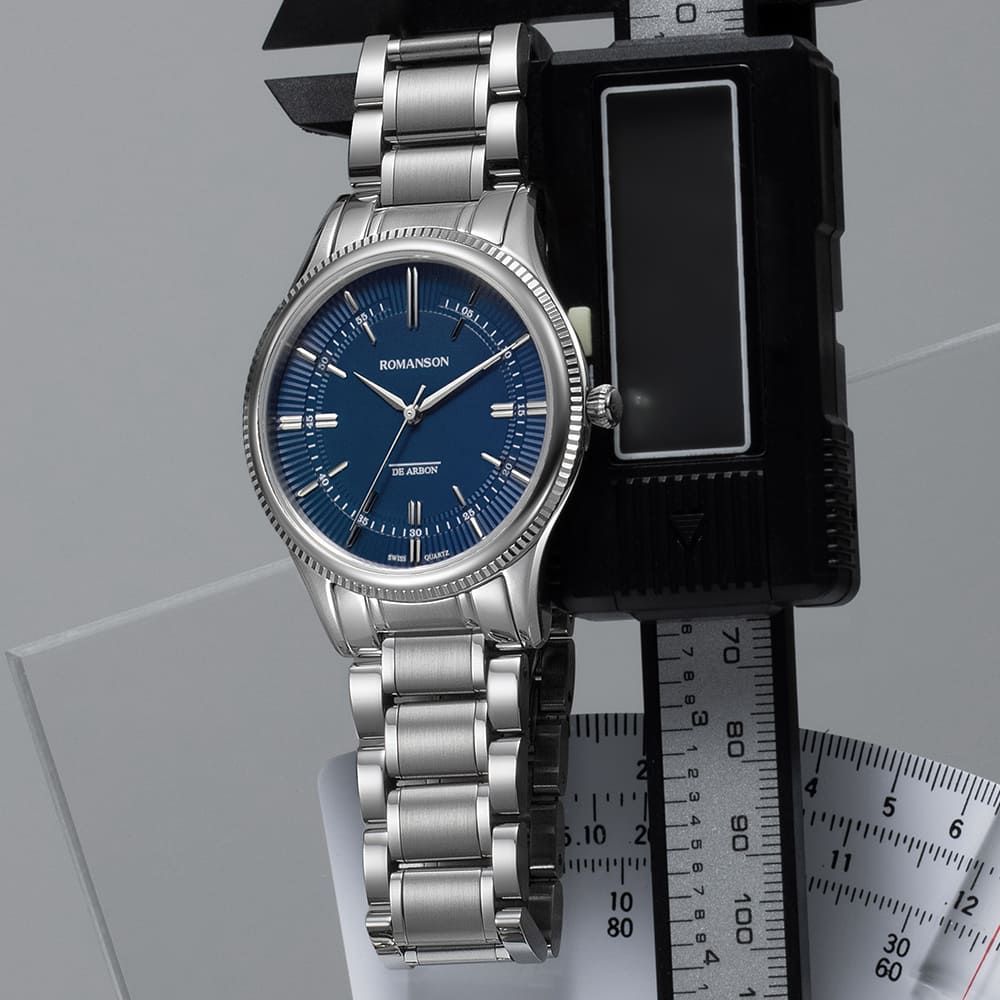 로만손(ROMANSON) 오디에 드아르본 코인슬림 블루 메탈 시계 RWCAMM4BS002WHBL0 - 후기 | 무신사