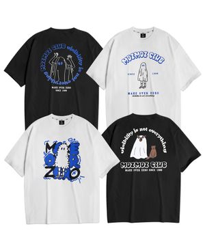 [SET] 고스트 시리즈 오버핏 반팔티셔츠