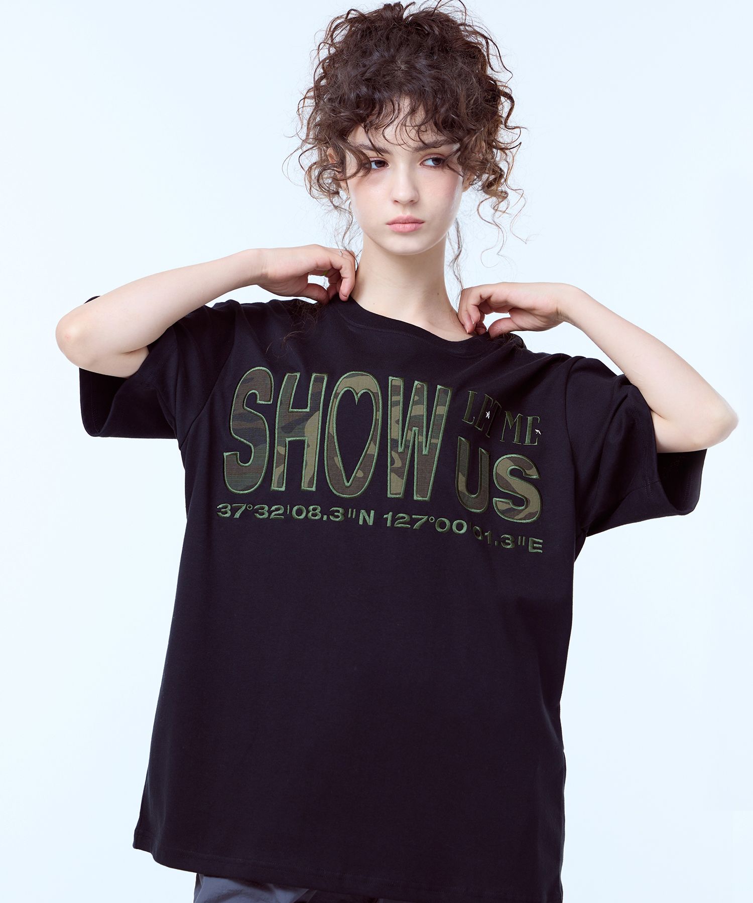 ★LUVISTRUE★SH SHOW US OVERFIT CAMO TEE(BLACK)★正規品/人気 MUSINSA | LUV IS TRUE SH SHOW US OVERFIT CAMO TEE(BLACK)