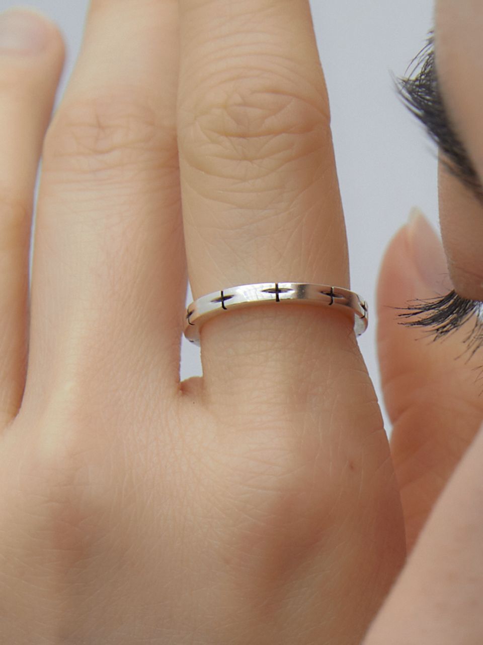 MUSINSA | BYWEEKEND Mini cross ring