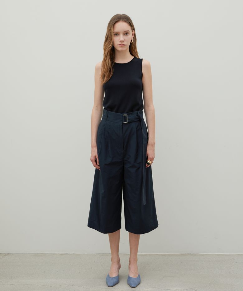 Belted Trousers Navy