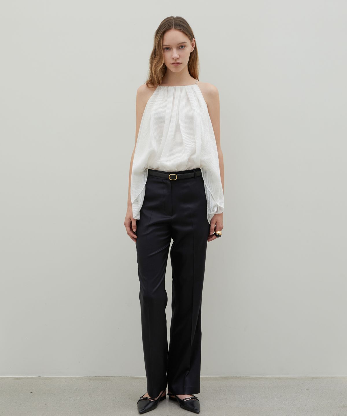 분닥세인츠(THE BOONDOCK SAINTS) Tailored Silk Trousers Black