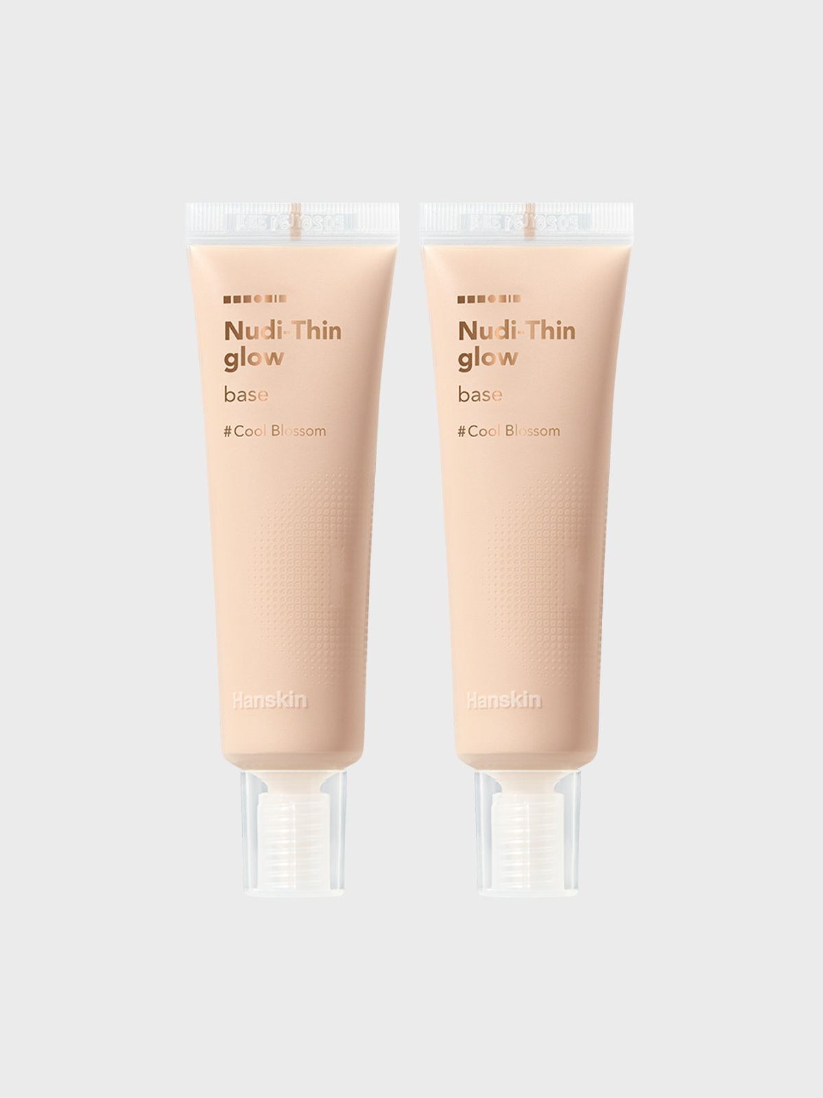 한스킨(HANSKIN) 누디씬 글로우 베이스 30ml SPF35 PA++ 2개 (쿨블라썸, 바닐라베이지)