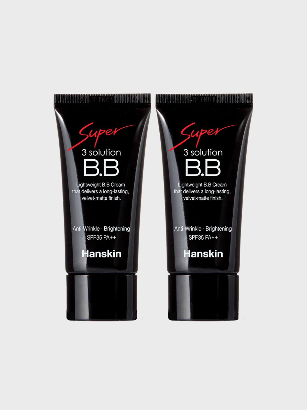 한스킨(HANSKIN) 수퍼 쓰리 솔루션 비비 크림 내추럴피부톤 30g 2개