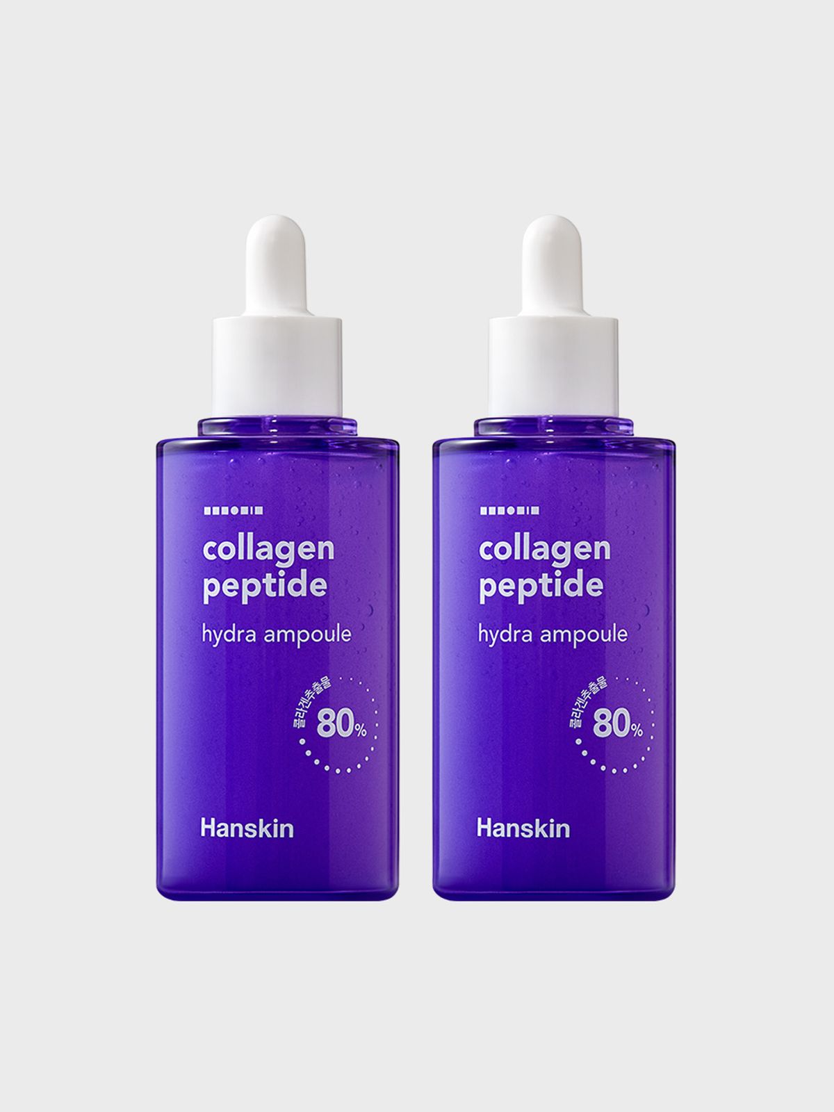한스킨(HANSKIN) 콜라겐 펩타이드 하이드라 앰플 90ml 2개