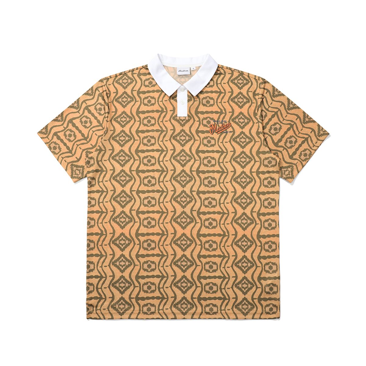 말본 골프(MALBON GOLF) 파라다이스 패턴 티셔츠 YELLOW (MAN)